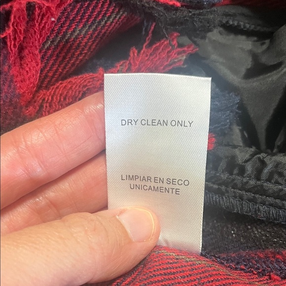 Democracy Red and Black Plaid Vest - Picture 8 of 9